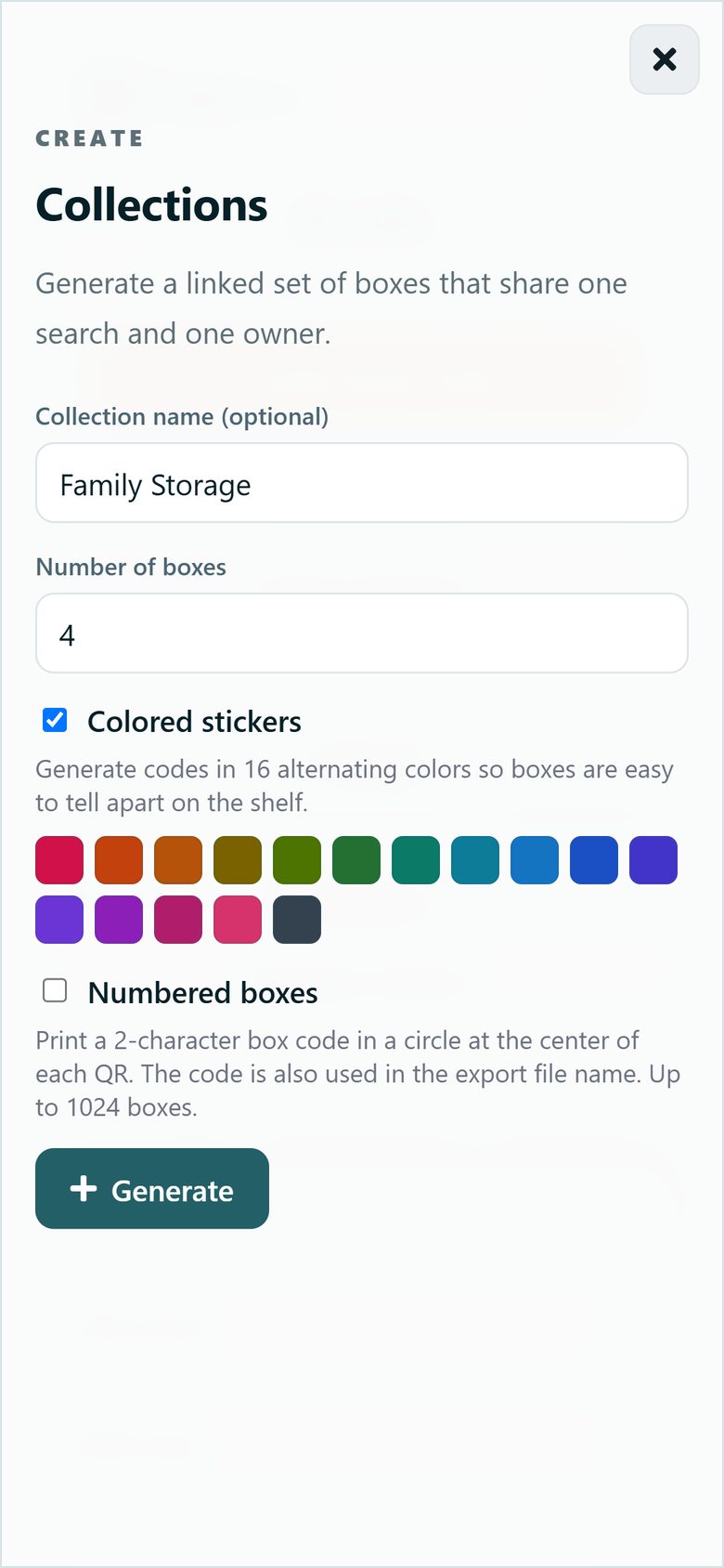 Create a collection