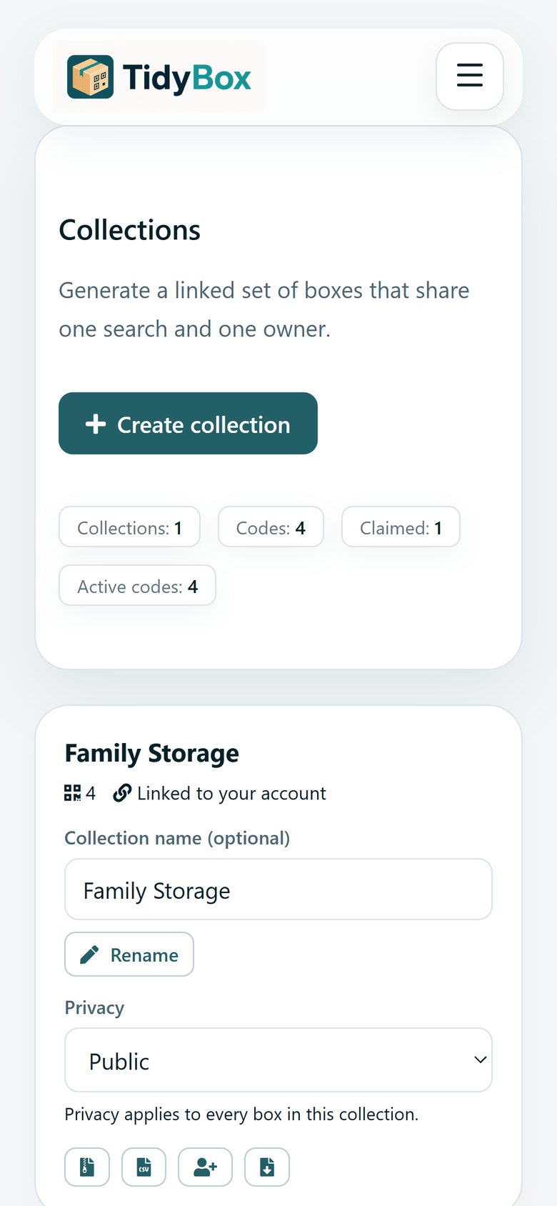 Manage the whole set at once